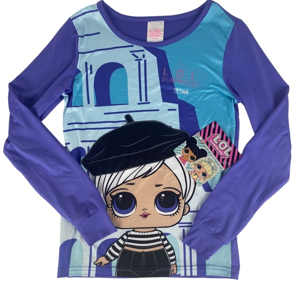 NWT LOL Surprise! 2 Piece Pajama Set - Size 10 - Picture 3 of 11